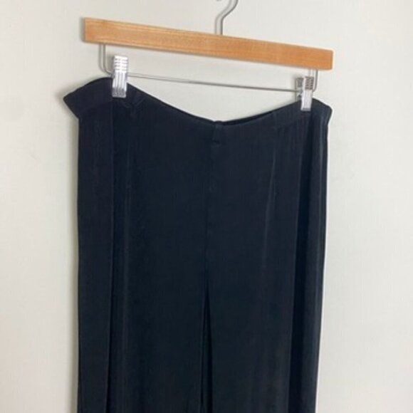 Chicos Travelers Black Womens 2 or Large Straight Leg Wrinkle Resistant Pull On - Picture 2 of 8